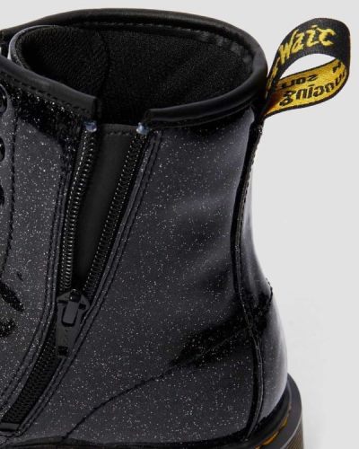 Botas Con Cordones Dr Martens Youth 1460 Glitter Para Niños DR6648G